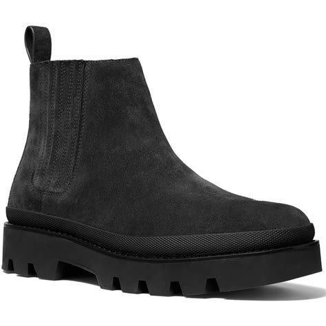 Michael Kors Mens Lewis Suede Ankle Chelsea Boots